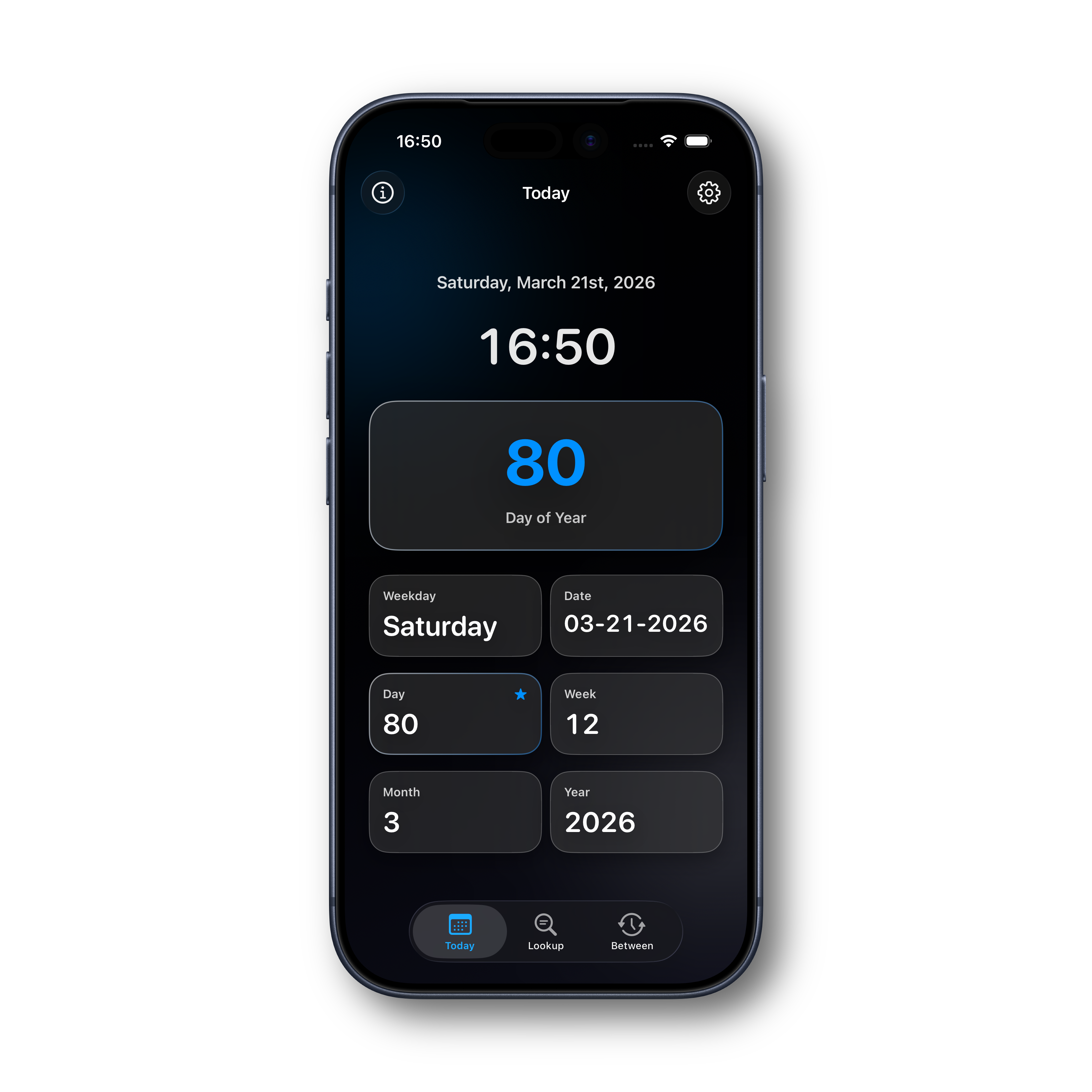 Day Tracker app preview